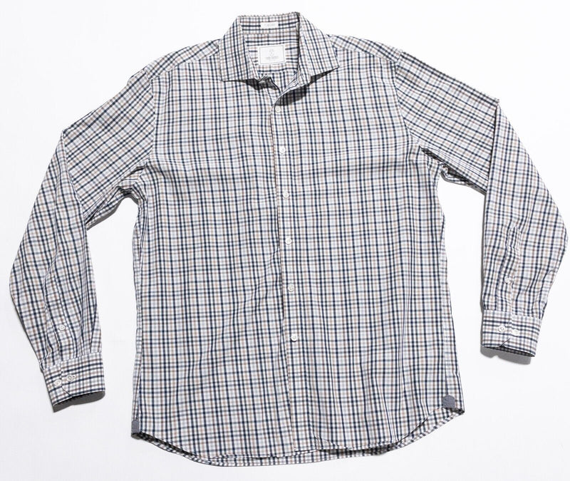 Todd Snyder Shirt Men's 16.5-34/35 (Large) Long Sleeve Button-Front Check
