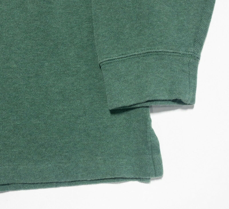 Polo Ralph Lauren Men's 3XLT (3XL Tall) Green 1/4 Zip Pony Sweater Sweatshirt