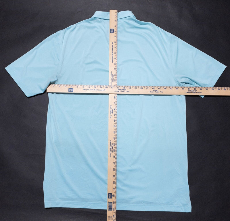 Peter Millar Summer Comfort Polo Large Men's Shirt Blue Whisper Rock Scottsdale