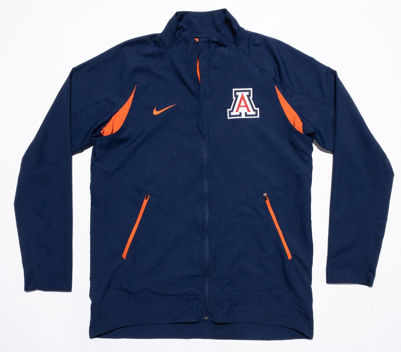 Arizona Wildcats Nike Jacket Mens Large Track Full Zip Navy Blue College Wicking