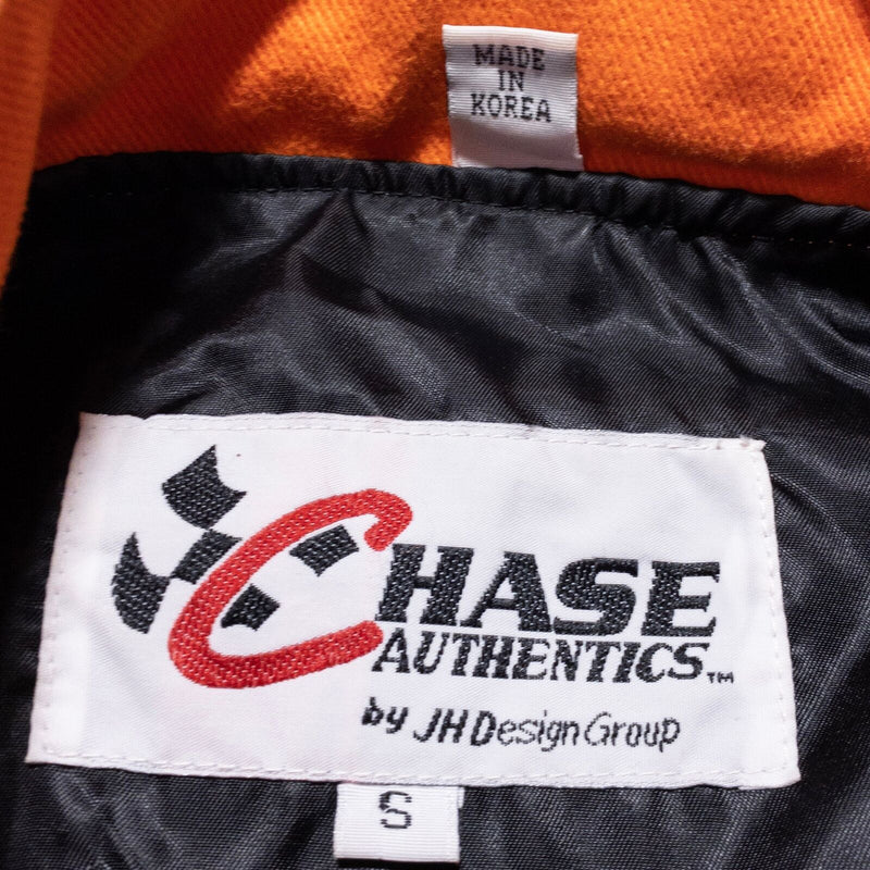 Chase Authentics Tony Stewart Jacket Men's Small NASCAR Home Depot Y2K Orange