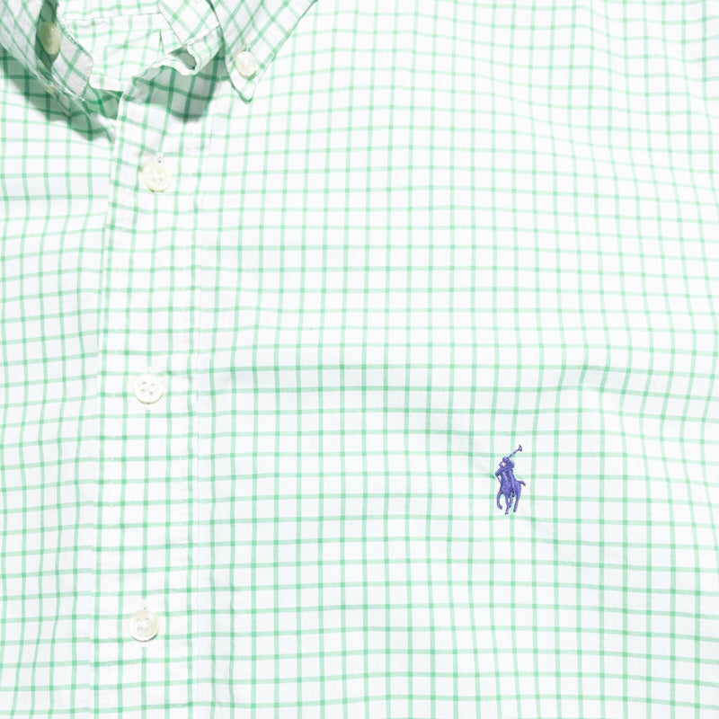 Polo Ralph Lauren 2XB Men's Shirt Button-Down Green Plaid Check 2XL Big