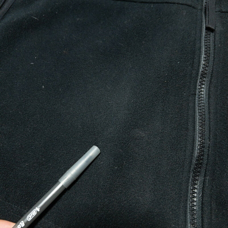 Mountain Hardwear GORE Windstopper Fleece Vest Black Full Zip Men's XL