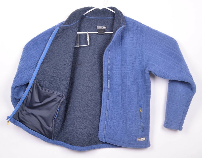 REI Boy's Sz XL (16-18) Fleece Winter Camping Outdoor Full Zip Blue Jacket