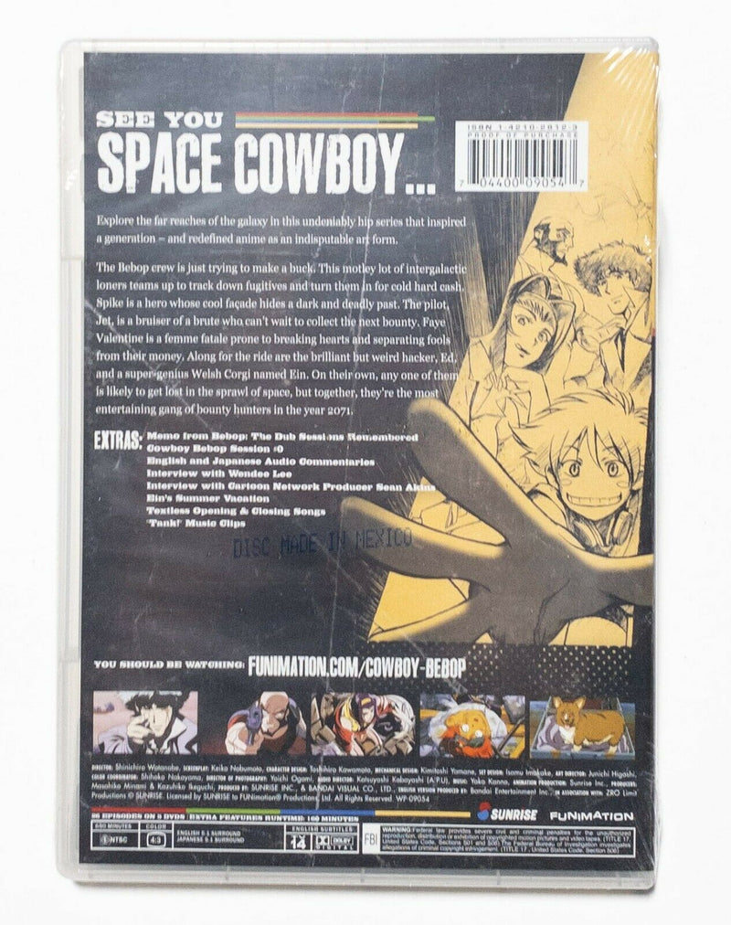 Cowboy Bebop - The Complete Series DVD with Slipcover (Factory Sealed)