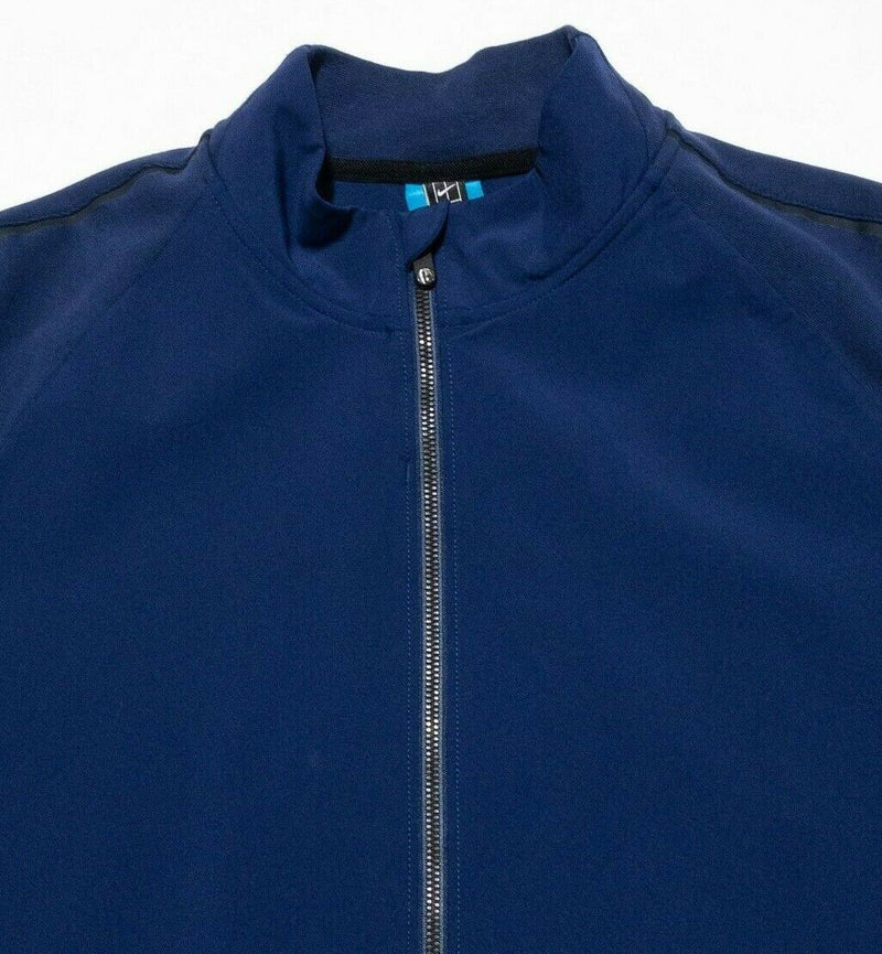 Nike NikeLab X Roger Federer Men's Large N98 Jacket Tennis Navy Blue 826873-411