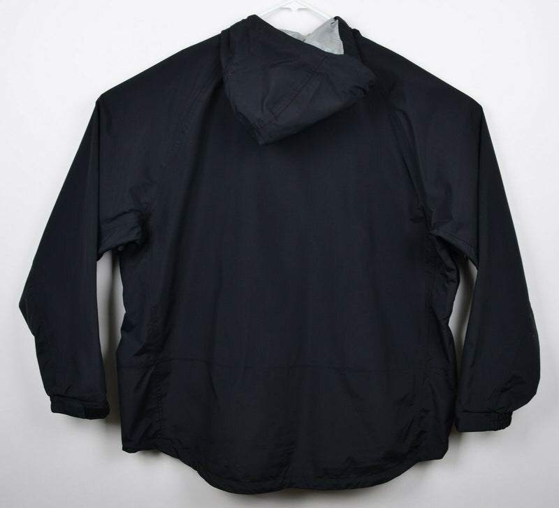 Duluth Trading Co. Men's 2XL Black Hooded Zip No Rainer Waterproof Rain Jacket