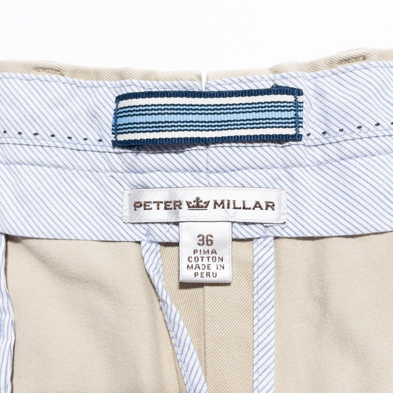 Peter Millar Khaki Pants Men's Fits 35x29 Tag 36 Crown Sport Business Casual