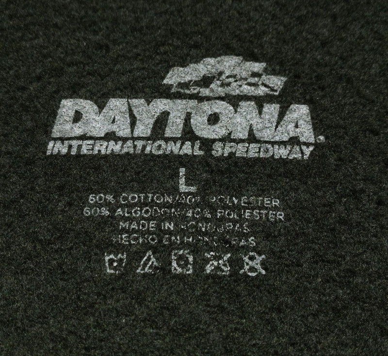 Daytona Rolex Hoodie Mens Large Pullover Sweatshirt Green Racing NASCAR Speedway