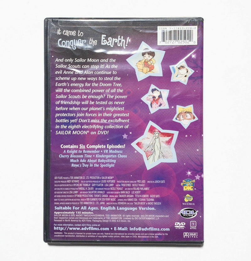 Sailor Moon The Doom Tree Strikes [TV Series, Vol. 8] DVD, 2002 Complete