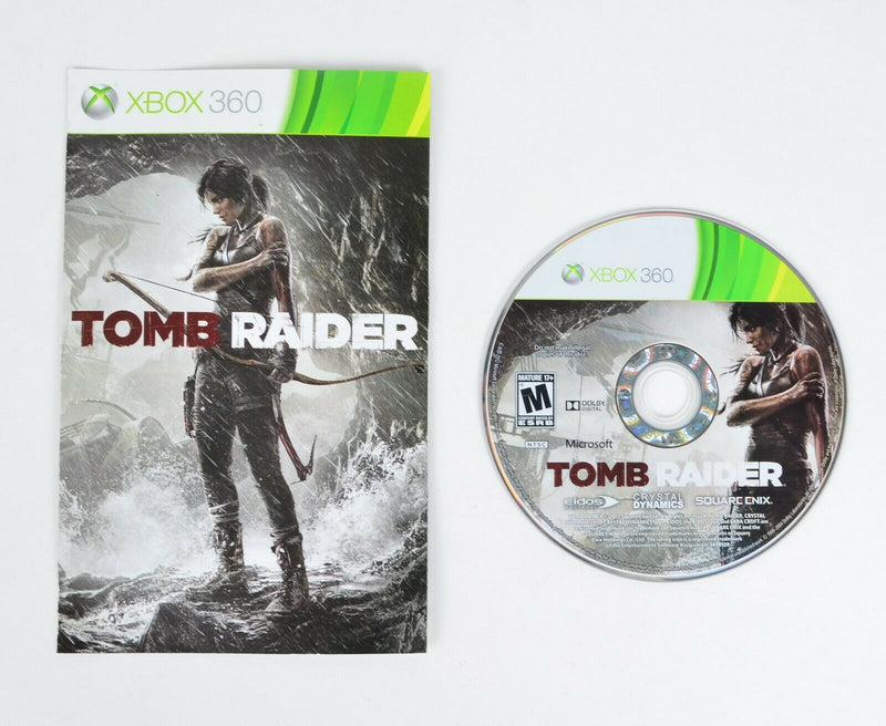 Tomb Raider (Microsoft Xbox 360, 2013) Disc Manual