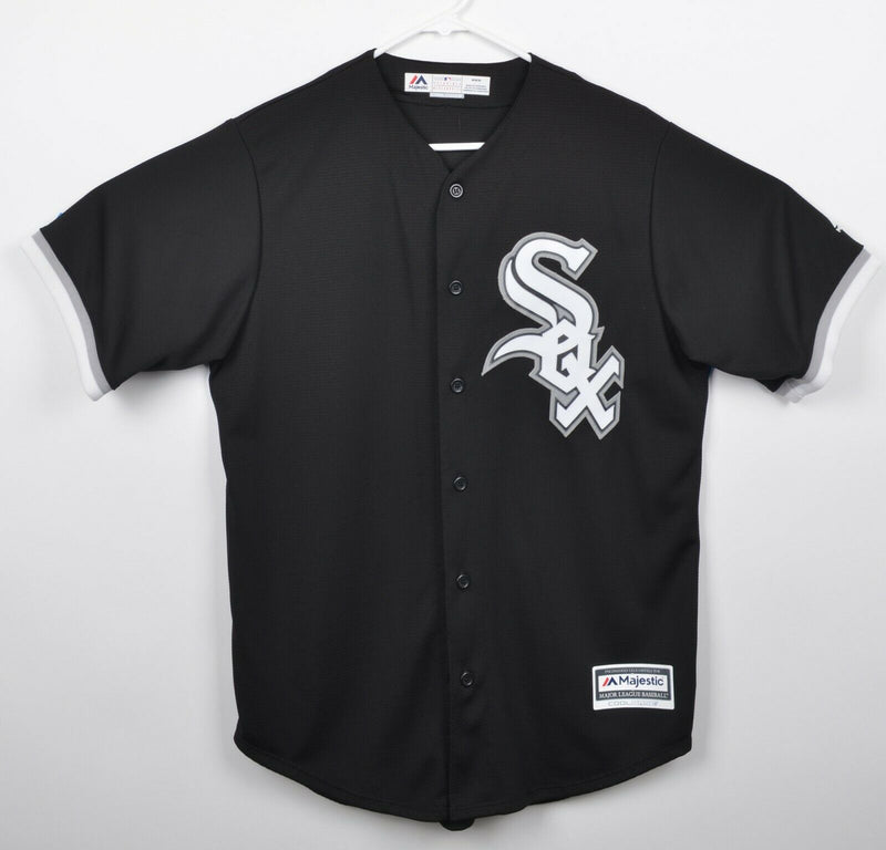 Chicago White Sox Men's Sz Medium Majestic CoolBase Black Sewn Baseball Jersey