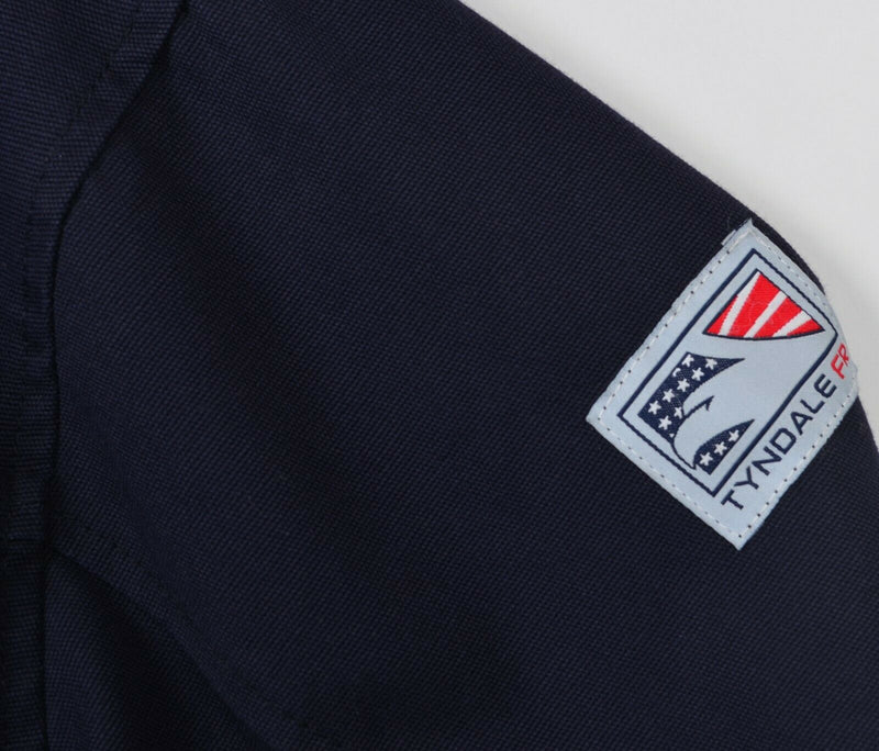 Tyndale FR Men's Sz XL Flame Resistant Navy Blue Full Zip Arc HRC 3 Work Jacket