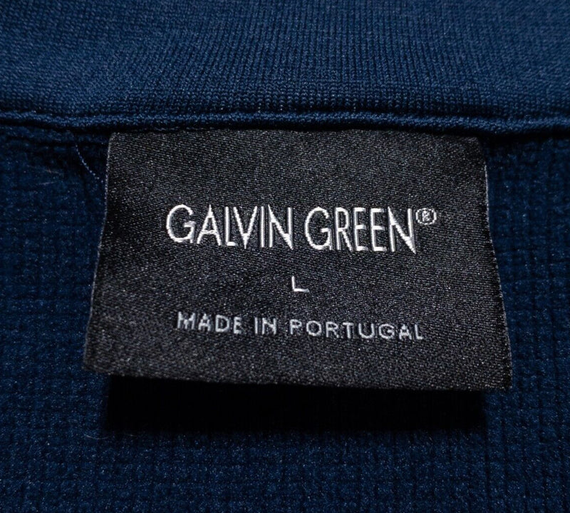 Galvin Green Golf Vest Women's Large Insula Technology Full Zip Blue Lahinch
