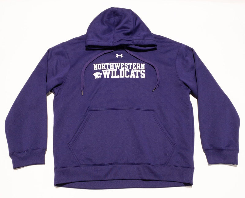 Northwestern Wildcats Hoodie Men's XL Under Armour Purple Pullover Sweatshirt
