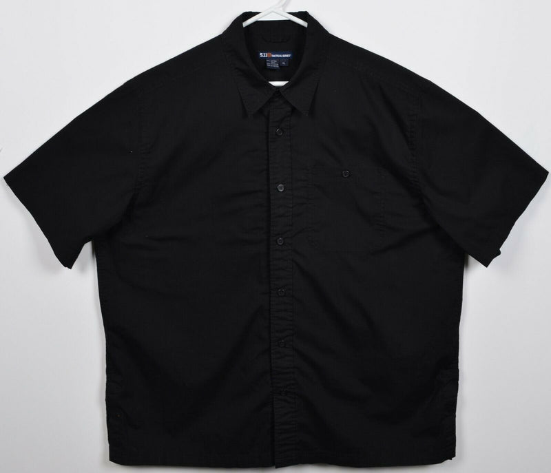5.11 Tactical Men's XL Conceal Carry QuickDraw Solid Black Covert Shirt