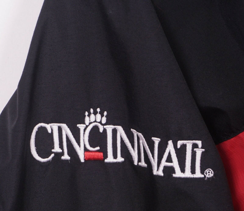 Cincinnati Bearcats Men XL Nike Team NCAA Black Center Swoosh Windbreaker Jacket