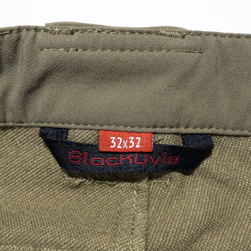 Blackovis Granite Peak Pants Men's 32x32 Green Chino Lightweight Hunting Hiking