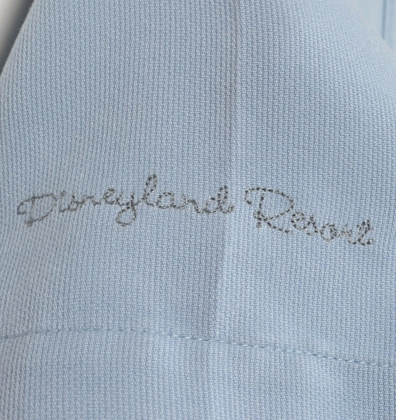 Disneyland Resort Men's Sz Large Rayon Mickey Mouse Embroidered Hawaiian Shirt