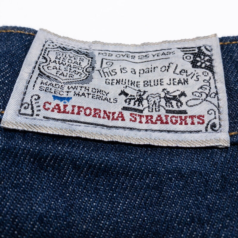 Vintage Levi's Jeans Women's 28x33 Orange Tab California Straights High Waisted