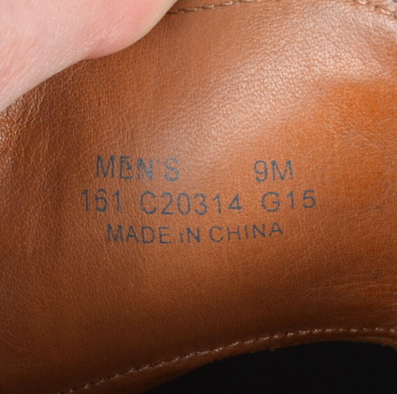 Cole Haan Men's 9M Brown Leather Lace-Up Wingtip Dress Shoes C20314