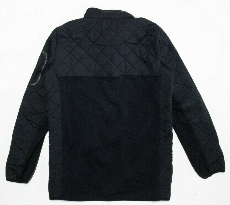 Burton Men's Burton Pierce Fleece Black Quilted DryRide Thermex Fleece Large