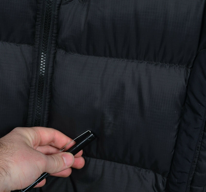 Mountain Hardwear Men's Medium Puffer Black Full Zip Winter Ski Puffer Jacket