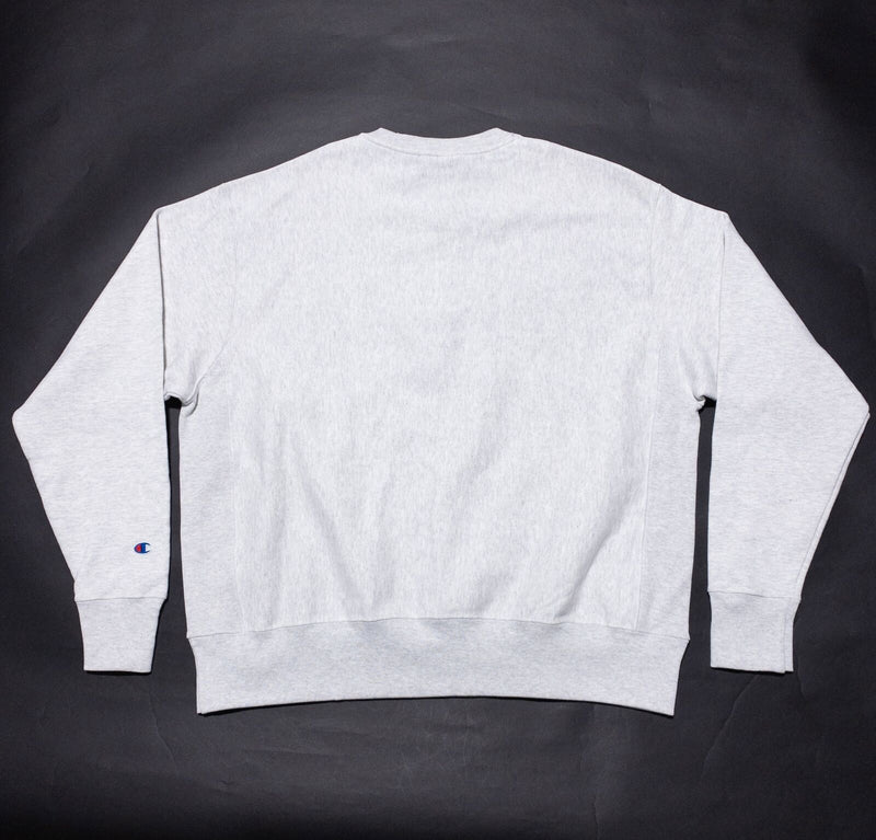 Harvard University Champion Reverse Weave Sweatshirt Men's XL Gray Logo Preppy