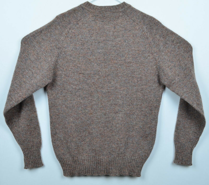 Vtg Lands End Men's Large 100% Shetland Wool Made in England Crewneck Sweater