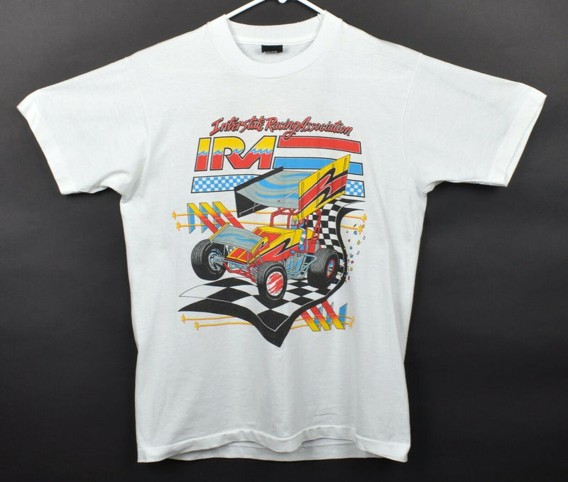 Vtg 1991 IRA Men's Sz Large Interstate Racing Association Graphic T-Shirt