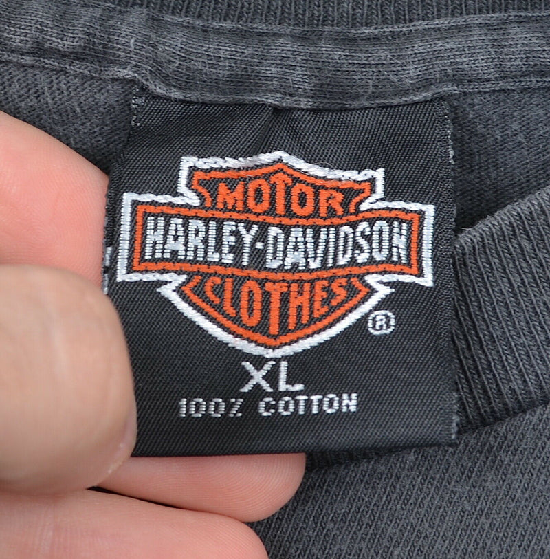 Vintage 90s Harley-Davidson Men's Sz XL Let The Good Times Role Biker T-Shirt