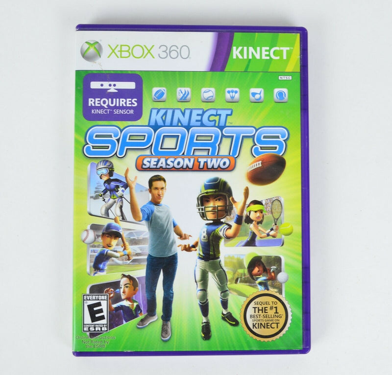 Kinect Sports: Season Two 2 (Microsoft Xbox 360) Case Disc Manual Complete