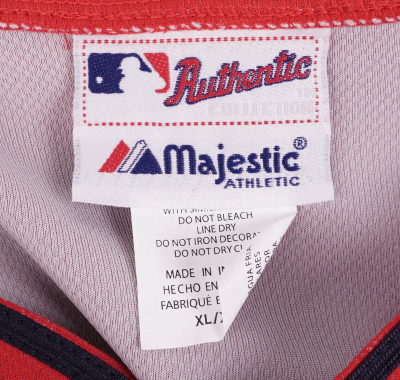 American League Men's Sz XL All-Star Game MLB Majestic Cool Base Red Jersey