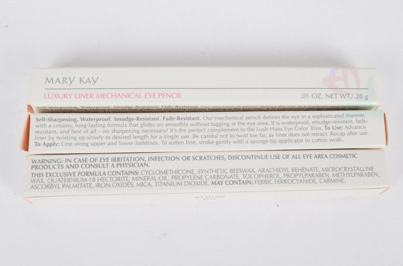 Lot of 3 Mary Kay Luxury Liner Mechanical Eye Pencil .01oz Jet Setter Bronze