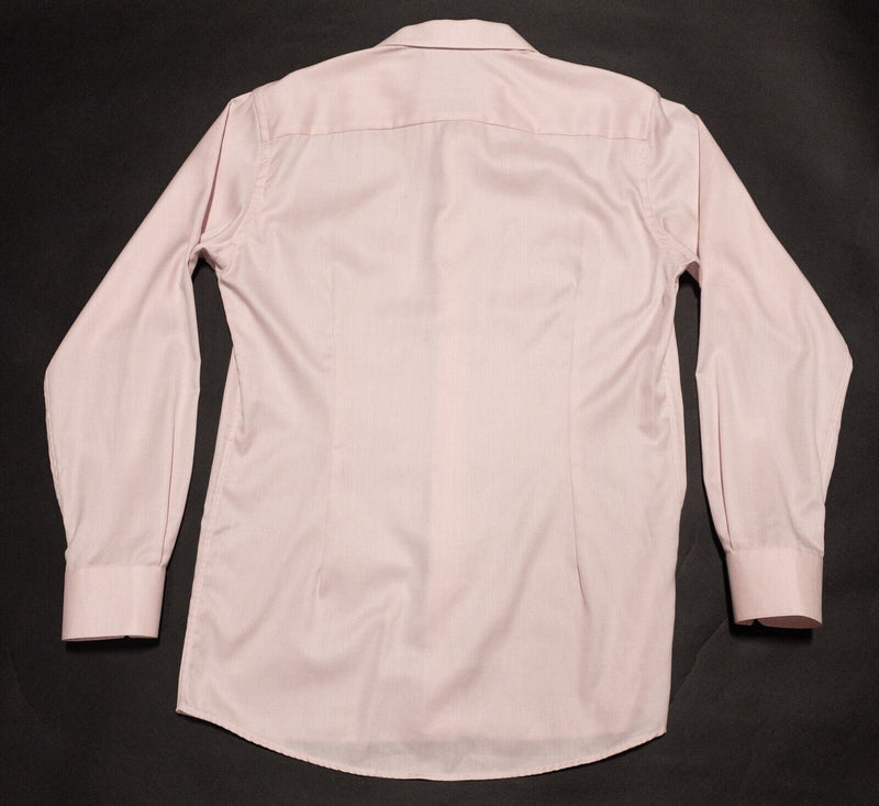 Eton 16 41 Contemporary Men's Dress Shirt Solid Light Pink Spread Collar