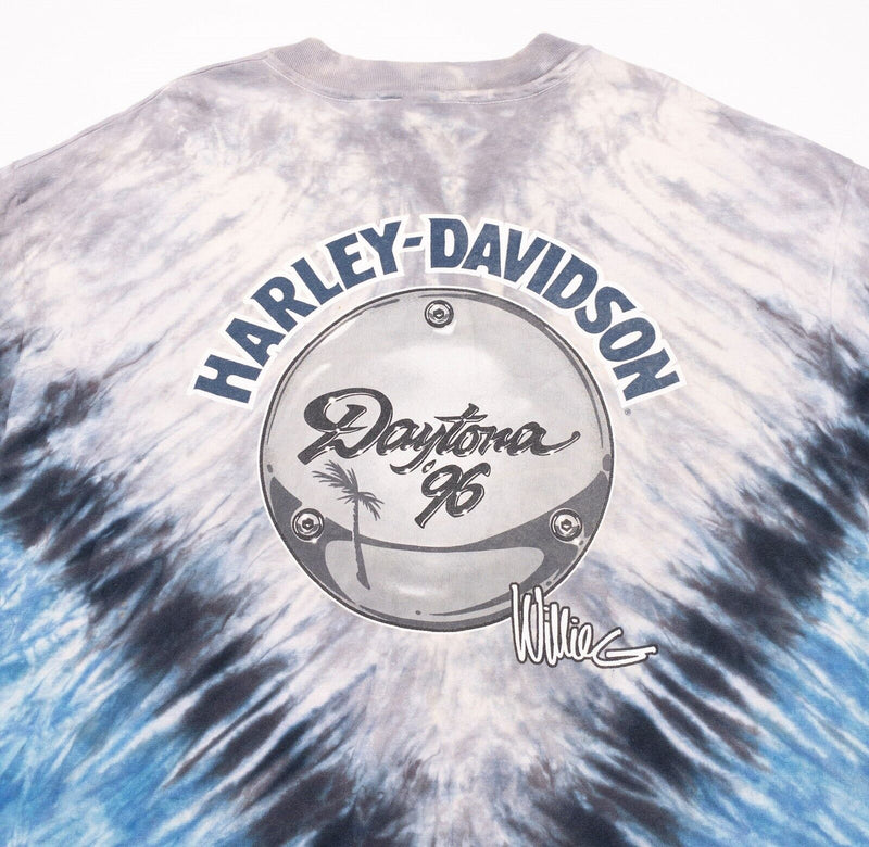 Harley-Davidson T-Shirt Vintage XL Men's Tie Dye Willie G Daytona 96 Biker