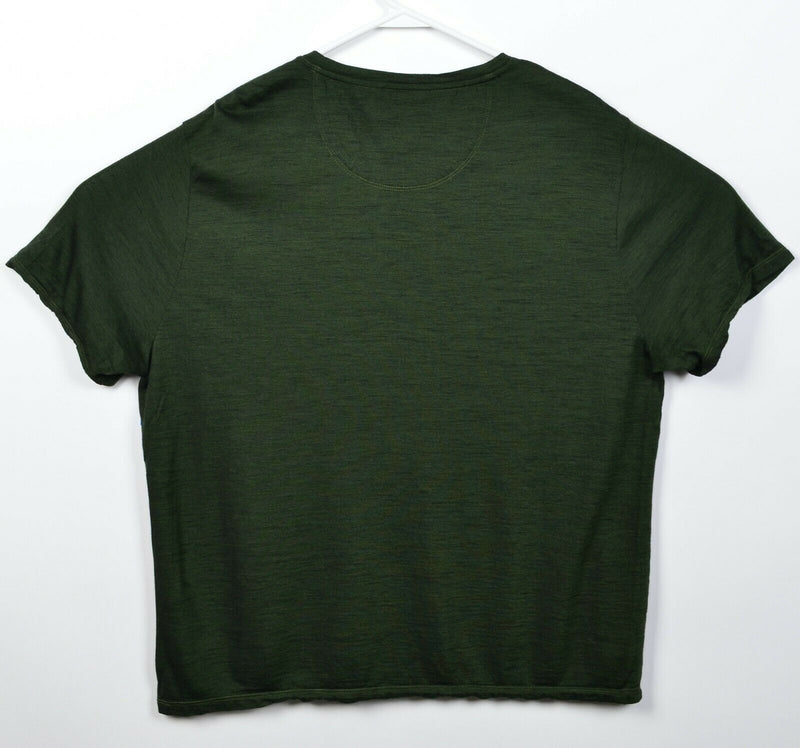 Bombas Men's XL Merino Wool Blend Gray Short Sleeve Crewneck T-Shirt