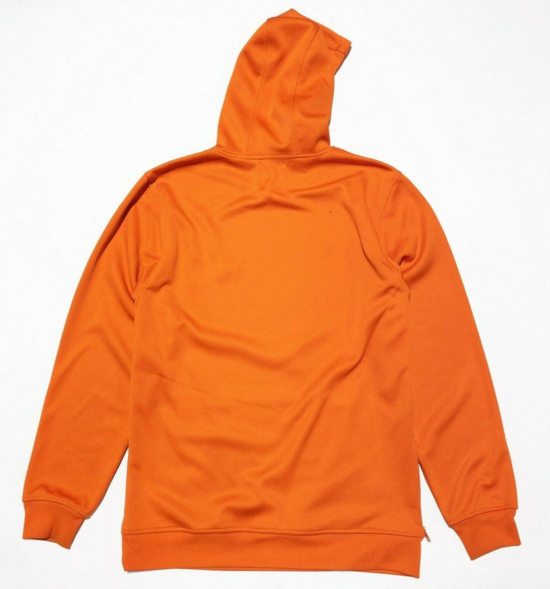 Burton Hoodie Men's Large DryRide Crown Bonded Pullover Orange Mountain Logo