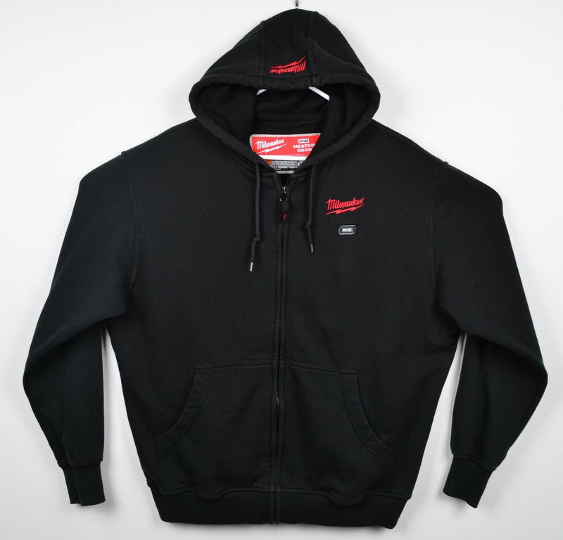 Milwaukee M12 Men's Large Black Heated Gear Full Zip Black Hoodie Jacket NO BAT