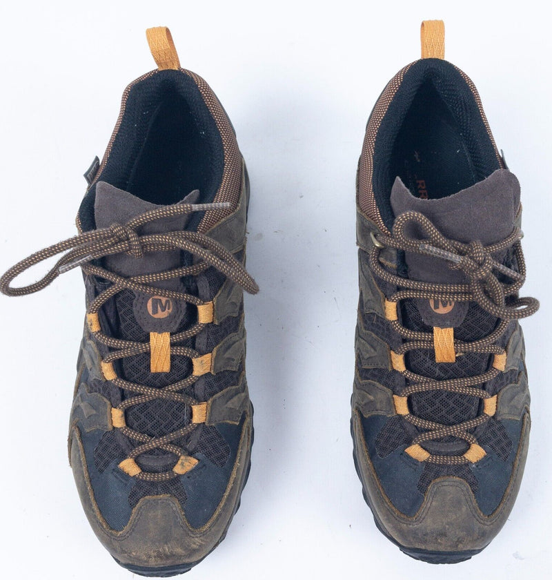 Merrell Hiking Shoes Mens 10.5 Waterproof Vibram Brown Chameleon Shift J16435