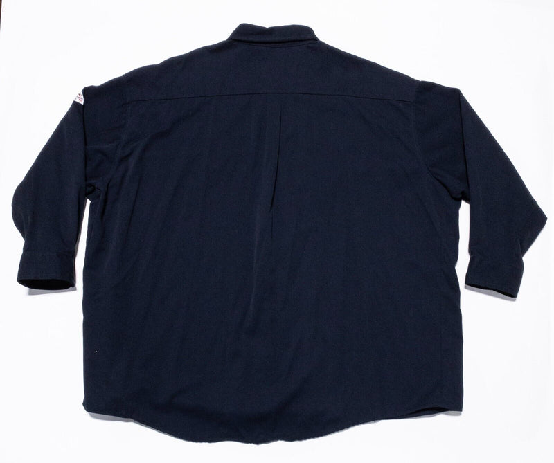 Bulwark Button Down Shirt Men's 5XL Fire Resistant Long Sleeve 2-Pack Lot of 2