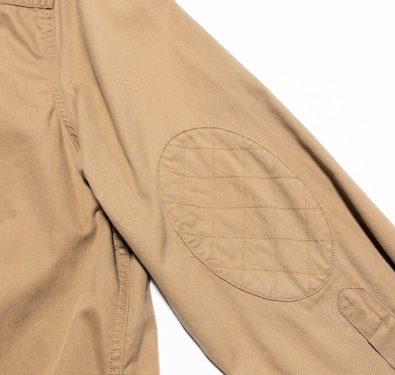 Lauren Ralph Lauren Safari Shirt Women's 1X Pockets Padded Elbows Travel Khaki