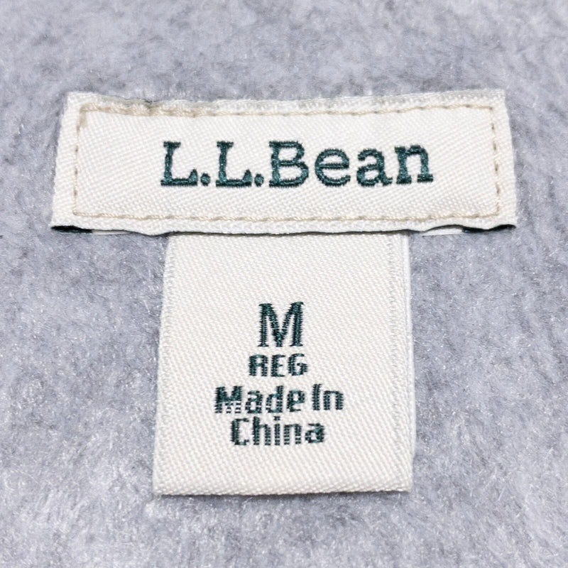 L.L. Bean Fleece-Lined Flannel Shirt Jacket Womens Medium Blue Plaid Snap Sherpa