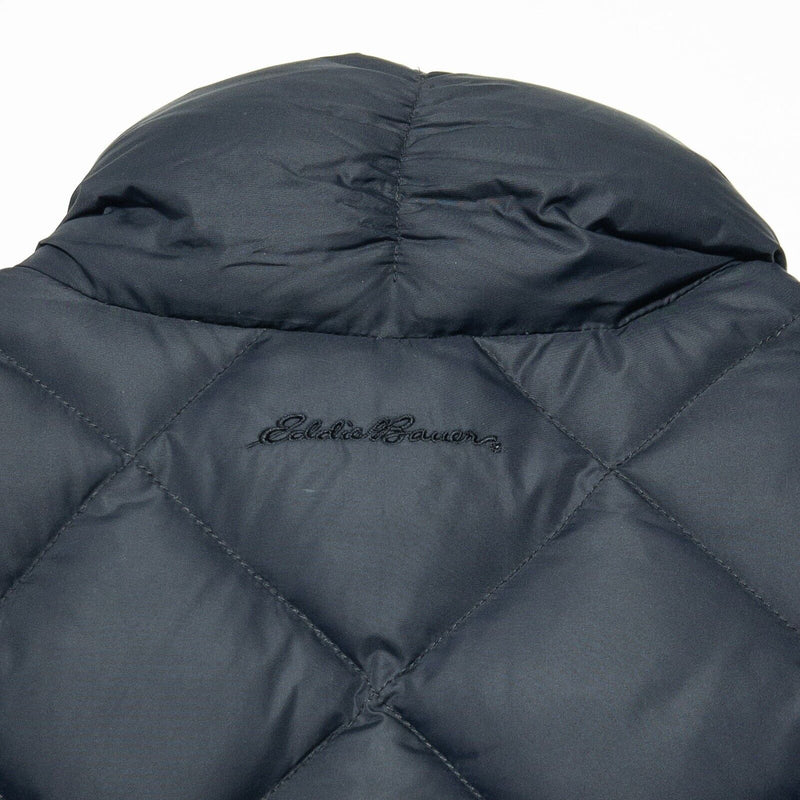 Eddie Bauer Jacket Women’s XL EB700 Down Fill Puffer Quilted Navy Blue