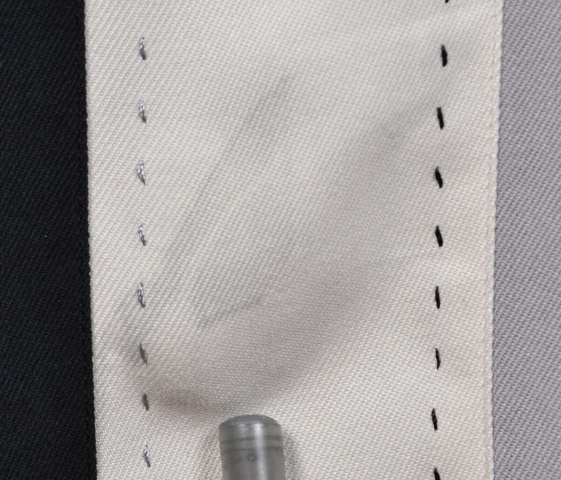 Nat Nast Men's 2XL 100% Silk Ivory Panel Striped Hawaiian Bowling Retro Shirt