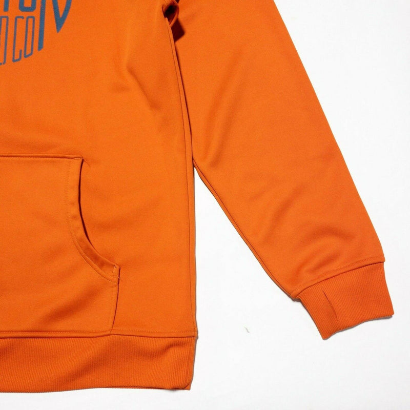 Burton Hoodie Men's Large DryRide Crown Bonded Pullover Orange Mountain Logo