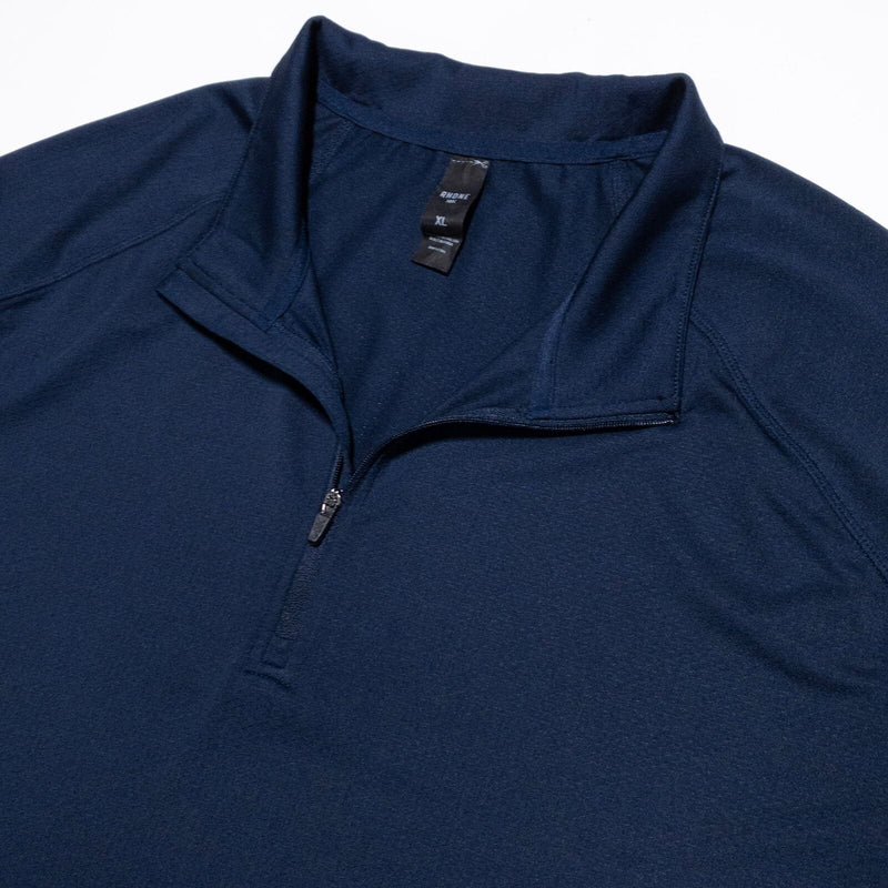 Rhone 1/4 Zip Men's XL Courtside Pullover Navy Blue Wicking Stretch 100377