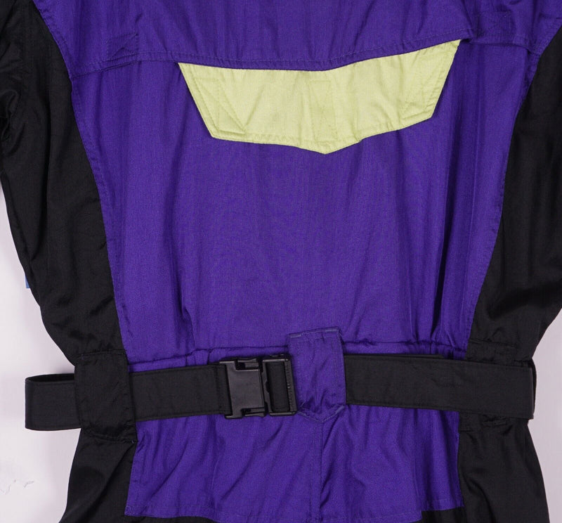 Vintage The North Face Ski Suit Women's 8 Gore-Tex 90s Purple Neon Colorblock