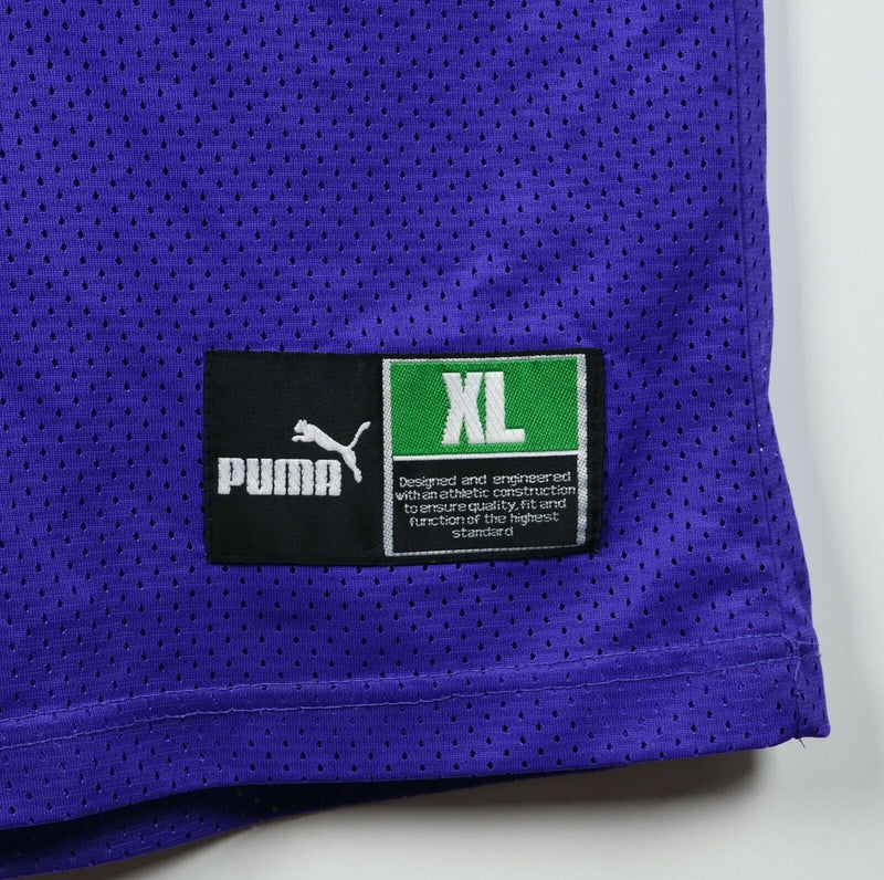 Minnesota Vikings Men's XL Puma Purple NFL Football Vintage 90s Mesh Jersey