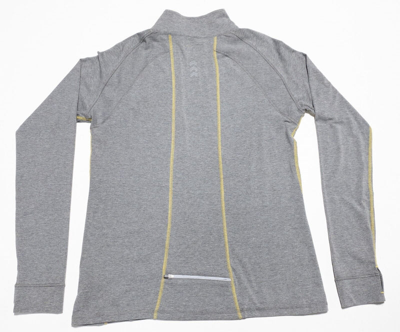 Tasc Bamboo Women's XL Long Sleeve Side Zipper Pullover Gray Performance Stretch